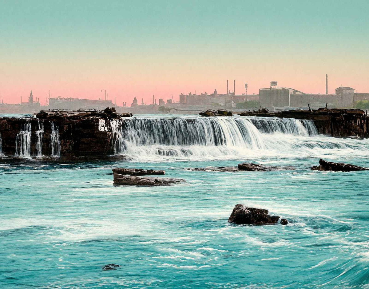 The Falls Louisville in 1904 Vintage Print (7 Sizes) - Premium Print