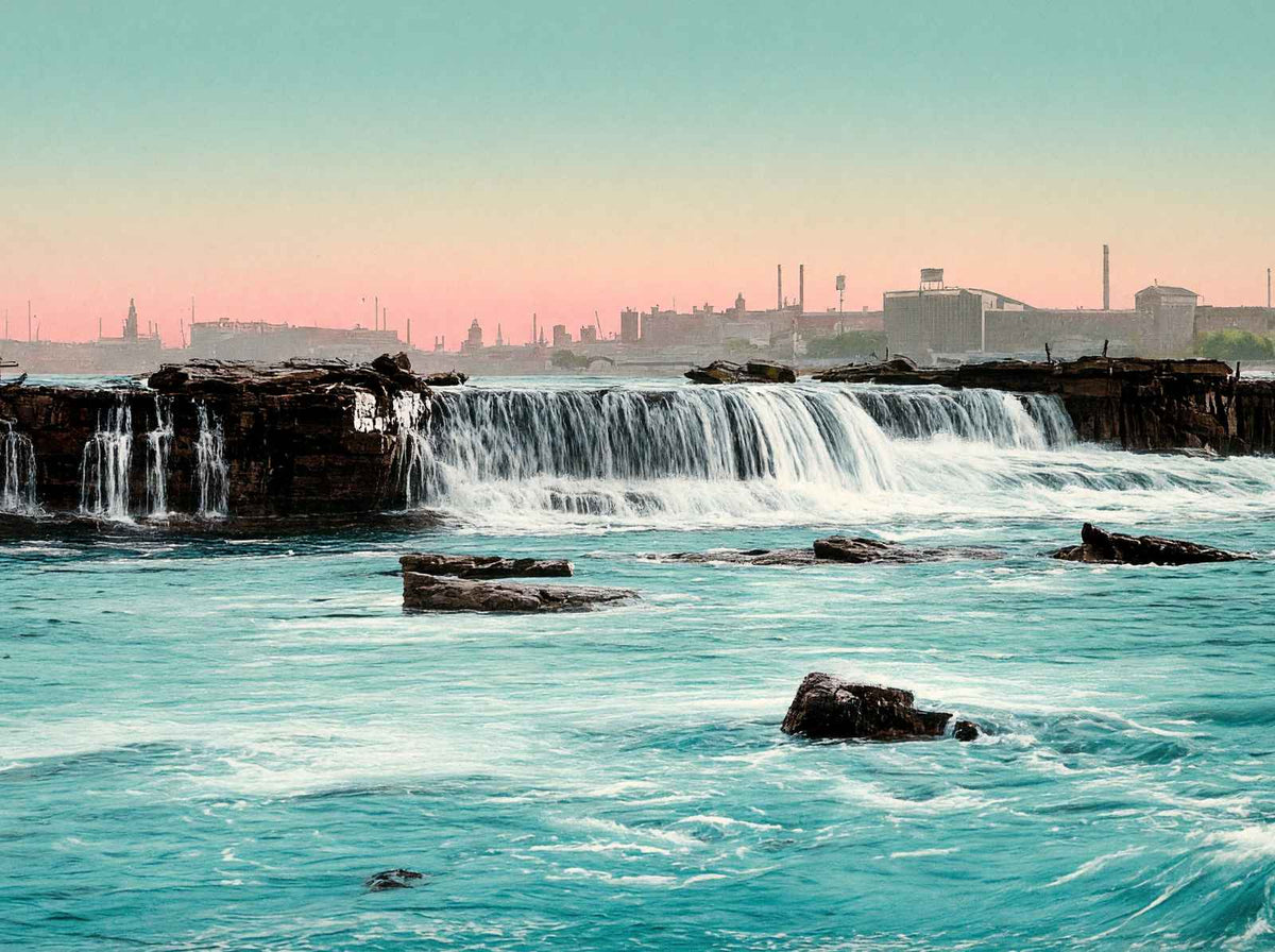 The Falls Louisville in 1904 Vintage Print (7 Sizes) - Premium Print