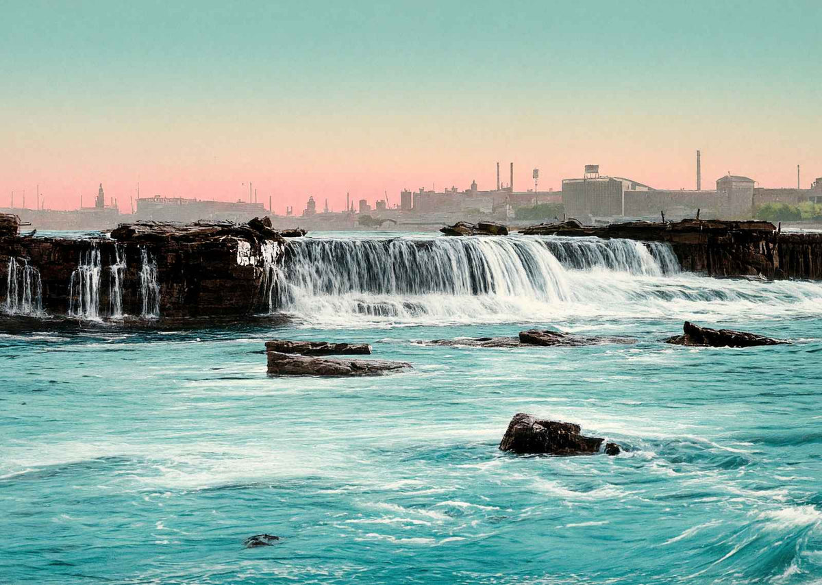 The Falls Louisville in 1904 Vintage Print (7 Sizes) - Premium Print