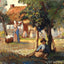 Family Garden Art Print 1887 Painting by Camille Pissarro (6 Sizes) - Acid Free
