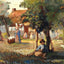 Family Garden Art Print 1887 Painting by Camille Pissarro (6 Sizes) - Acid Free
