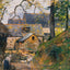 Farm at Montfoucault 1874 Painting by Camille Pissarro Art Print (6 Sizes)