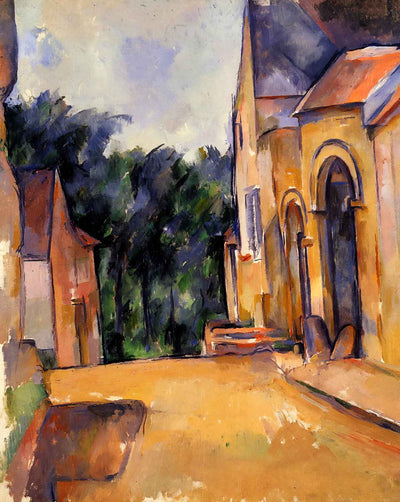 Farm at Montgeroult art print by Paul Cezanne (1898)