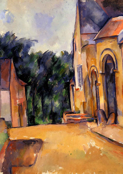 Farm at Montgeroult 1898 Painting by Paul Cezanne Fine Art Print (6 Sizes)