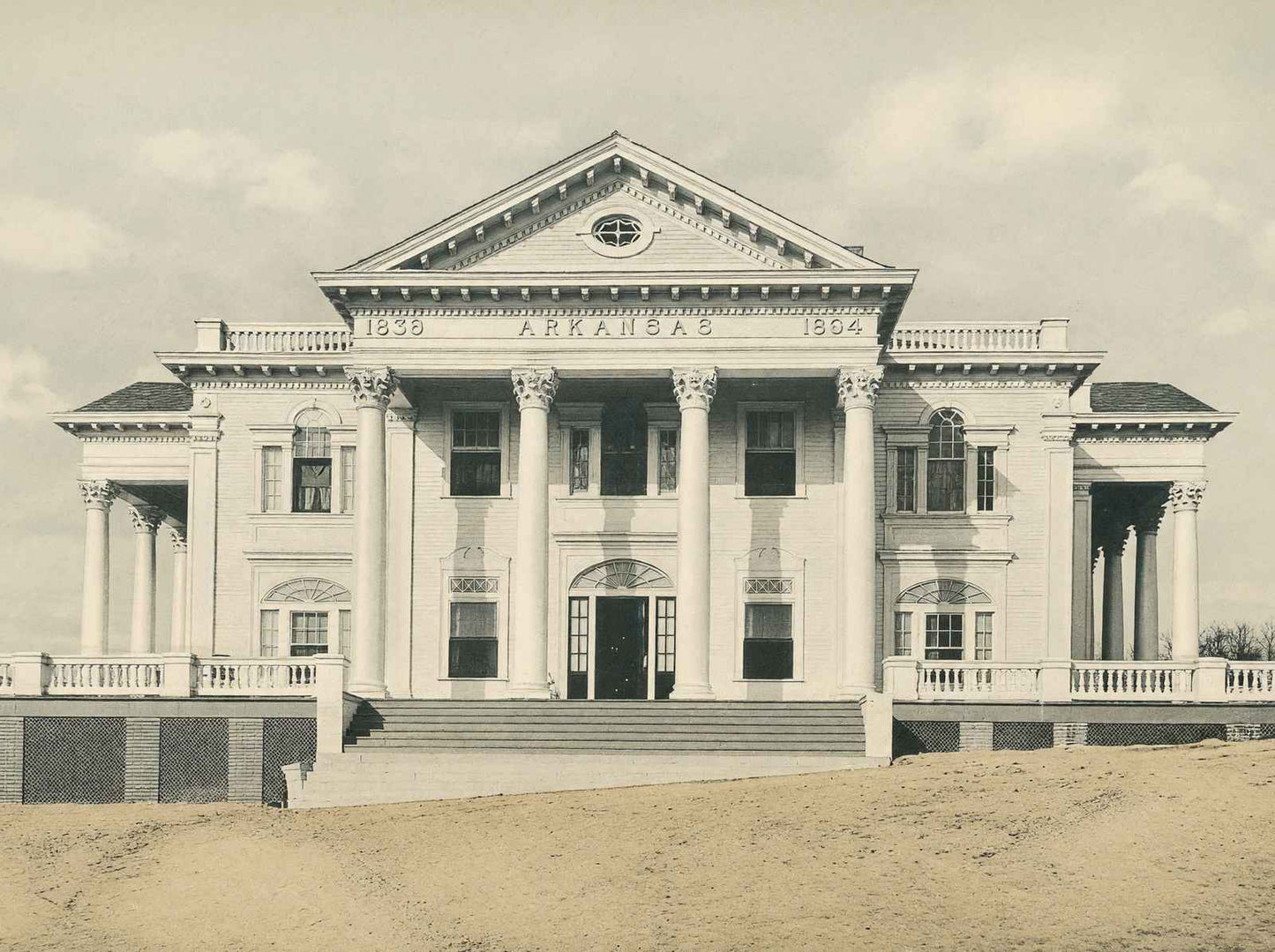 A.f. Wolf Residence Fayetteville Arkansas in 1907 Vintage Print (7 Sizes)