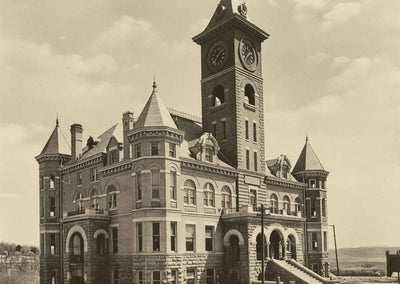 Fayetteville AR Court House in 1907 Vintage Photo (7 Sizes) - Acid Free