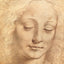 Female Head Art Print 1490 Drawing by Leonardo da Vinci (6 Sizes) - Restored