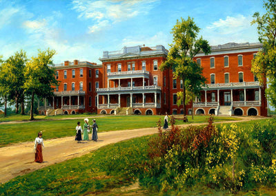 Female College Greenville in 1905 Art Print (7 Sizes) - Acid Free
