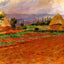 Field and Haystacks Fine Art Print 1885 by Pierre-Auguste Renoir (6 Sizes)
