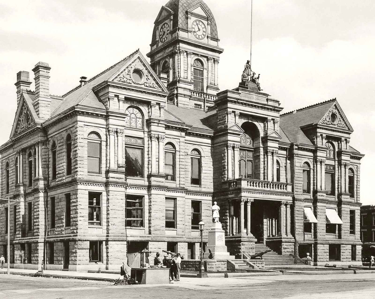Hancock County Court House vintage photo