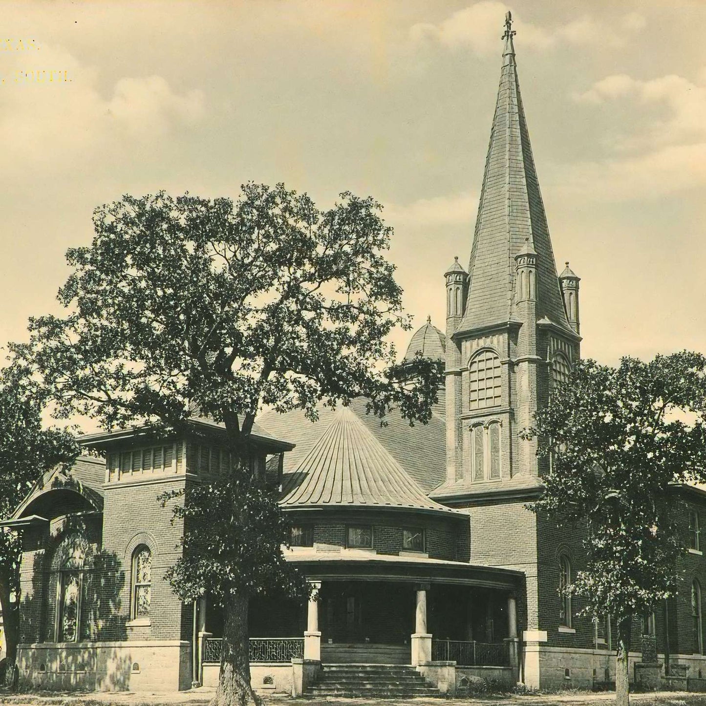 First M.e. Church South Terrell 1907 Vintage Print (7 Sizes) - Restored