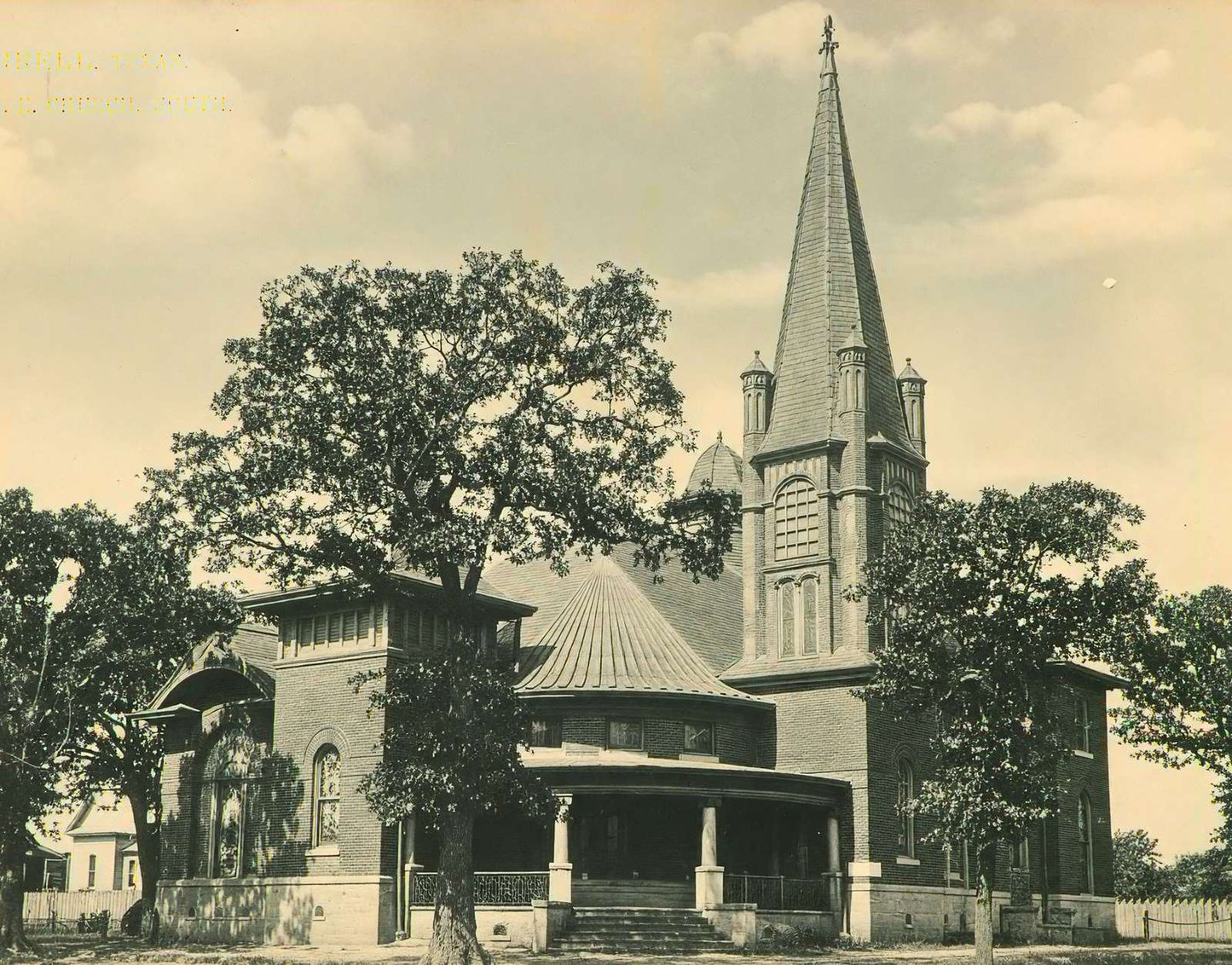 First M.e. Church South Terrell 1907 Vintage Print (7 Sizes) - Restored