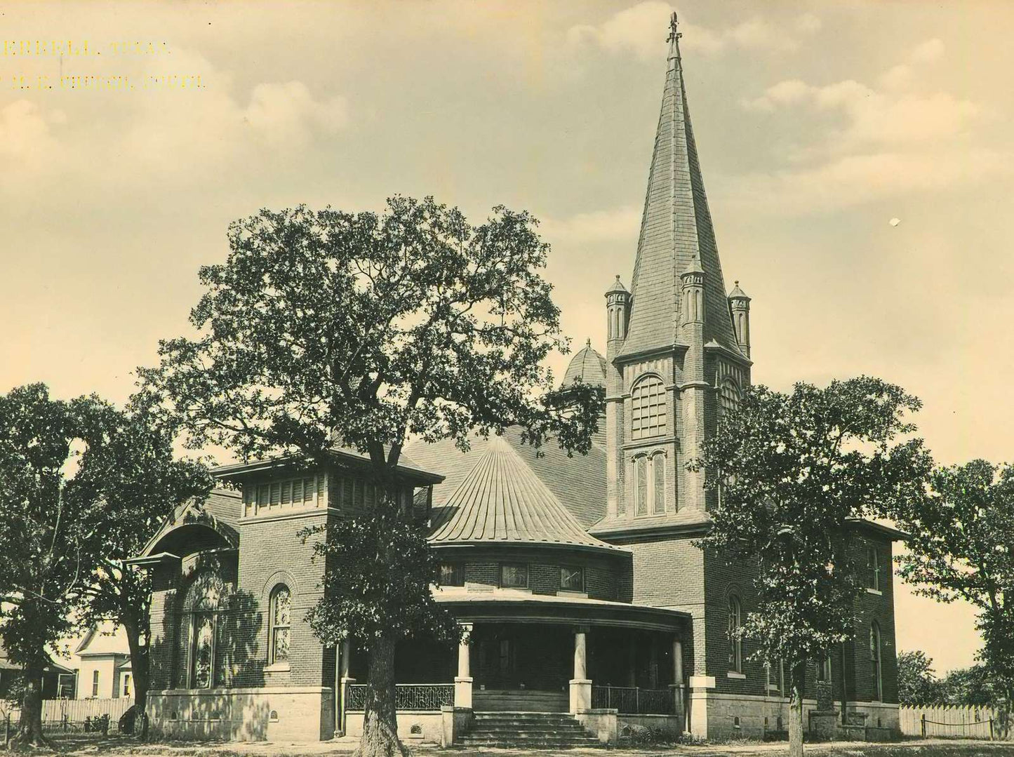 First M.e. Church South Terrell 1907 Vintage Print (7 Sizes) - Restored