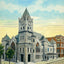 First Baptist Church Beaumont in 1907 Art Print (7 Sizes) - Restored