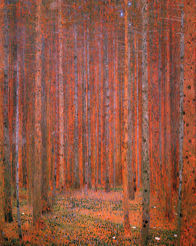 Fir Forest I art print by Gustav Klimt (1901)