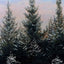 Fir Trees in the Snow 1828 by Caspar David Friedrich Art Print (6 Sizes)