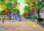 Upper Common, Fitchburg, Massachusetts in 1907 Art Print (7 Sizes)