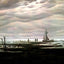 Flat Country Shank at Bay of Greifswald Art Print 1834 by Friedrich (6 Sizes)