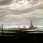 Flat Country Shank at Bay of Greifswald Art Print 1834 by Friedrich (6 Sizes)