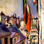 Flag Decorated Street art print by Pierre-Auguste Renoir (1906)