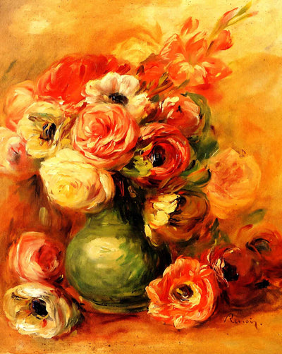 Flowers painting by Pierre-Auguste Renoir (1901)