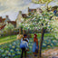 Flowering Plum Trees 1890 Painting by Camille Pissarro Fine Art Print (6 Sizes)