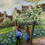 Flowering Plum Trees 1890 Painting by Camille Pissarro Fine Art Print (6 Sizes)