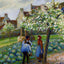 Flowering Plum Trees 1890 Painting by Camille Pissarro Fine Art Print (6 Sizes)