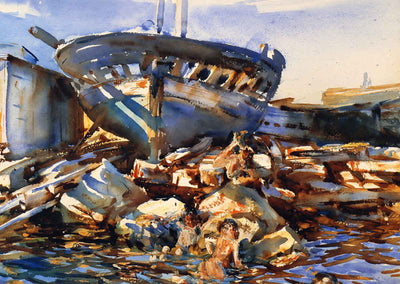 Flotsam and Jetsam Fine Art Print 1908 Painting by John Singer Sargent (6 Sizes)