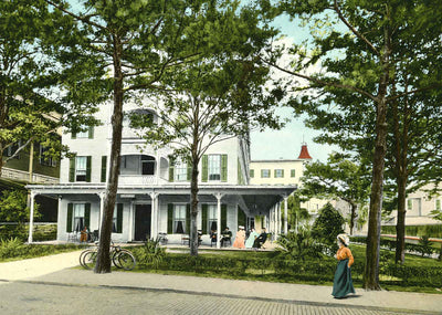 Florida House St Augustine FL in 1909 Vintage Print (7 Sizes) - Premium Quality