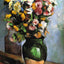 Flowers in an Olive Jar 1880 Painting by Paul Cezanne Fine Art Print (6 Sizes)