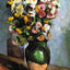 Flowers in an Olive Jar painting by Paul Cezanne (1880)