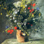 Flowers in a Vase art print by Pierre-Auguste Renoir (1866)
