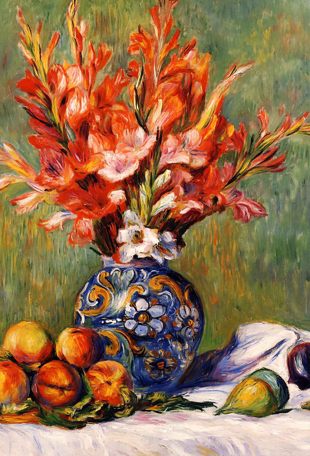 Flowers and Fruit 1889 by Pierre-Auguste Renoir Fine Art Print (6 Sizes)