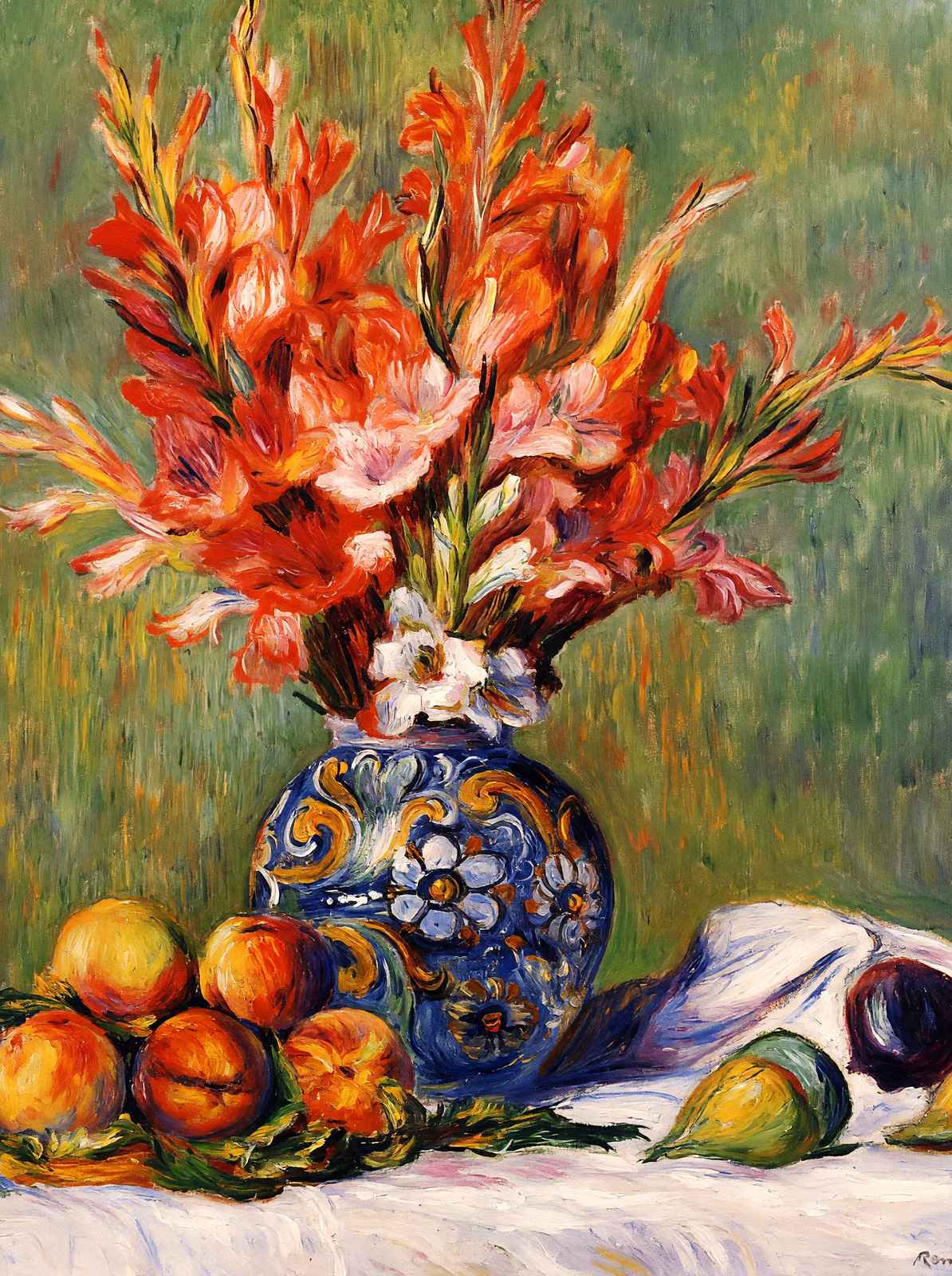 Flowers and Fruit 1889 by Pierre-Auguste Renoir Fine Art Print (6 Sizes)