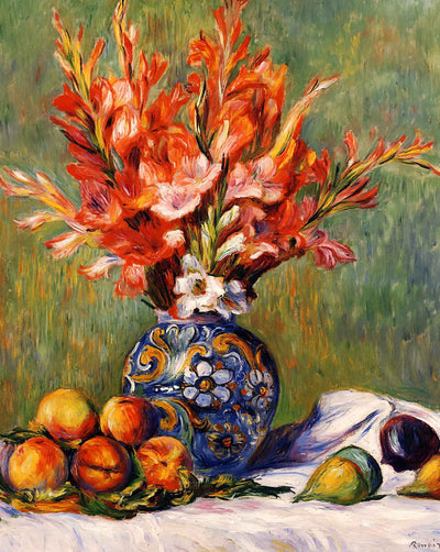 Flowers and Fruit art print by Pierre-Auguste Renoir (1889)