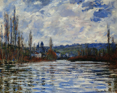 Flood of the Seine at Vetheuil art print by Claude Monet (1881)