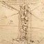 Flying Machine art print by Leonardo da Vinci (1487)
