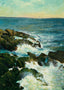Foaming Surf on the Maine Coast in 1908 Art Print (7 Sizes) - Acid Free