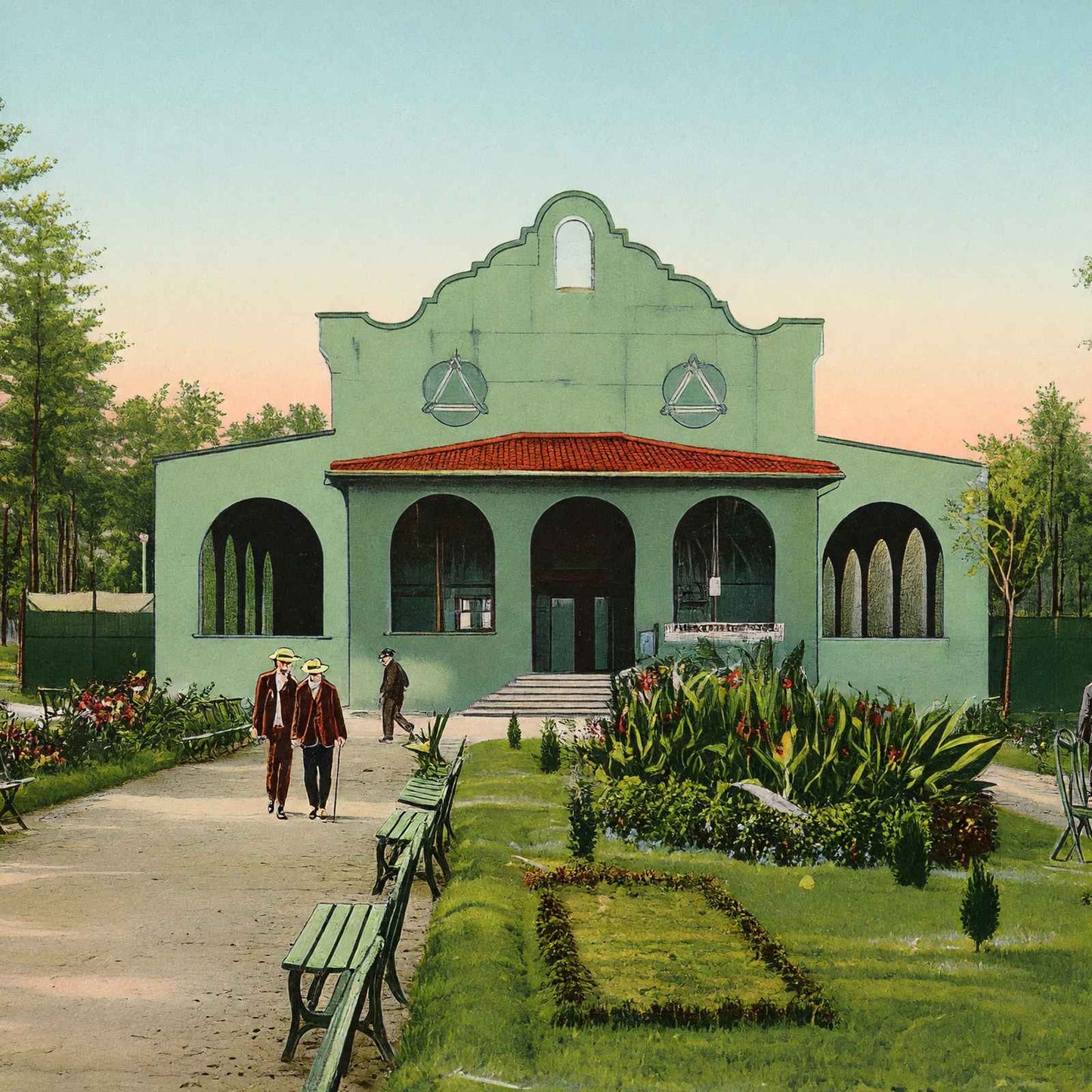 Forest Park Theatre Little Rock AR Vintage Print (7 Sizes) - Acid Free