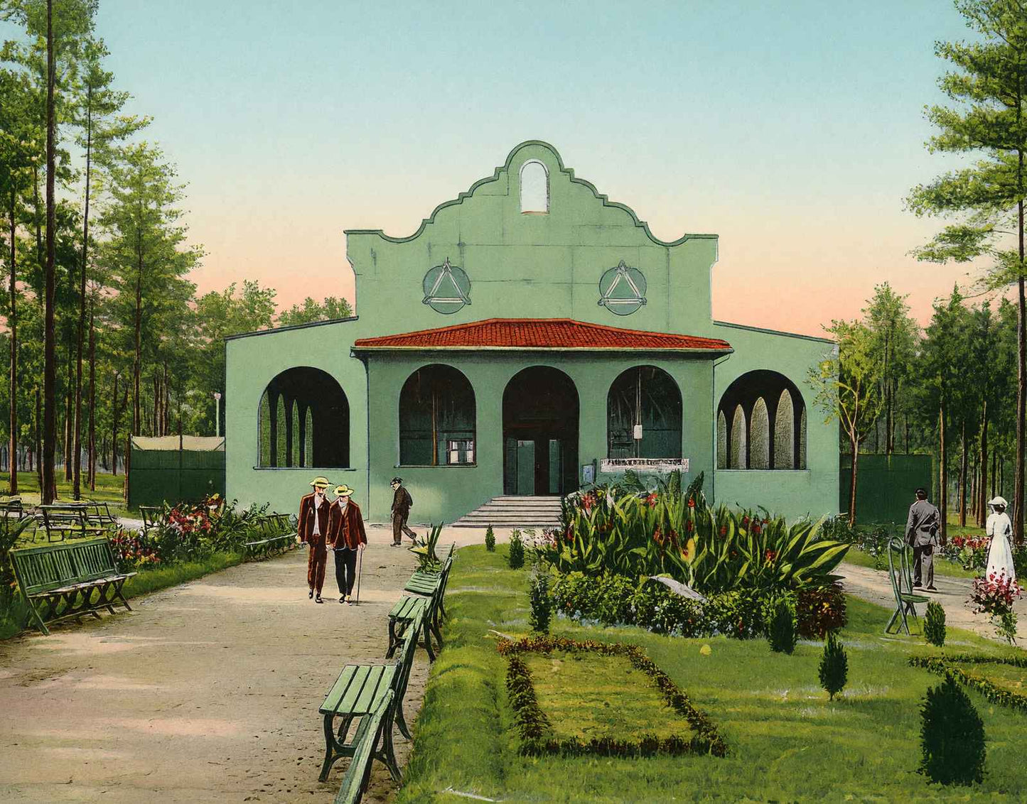 Forest Park Theatre Little Rock AR Vintage Print (7 Sizes) - Acid Free