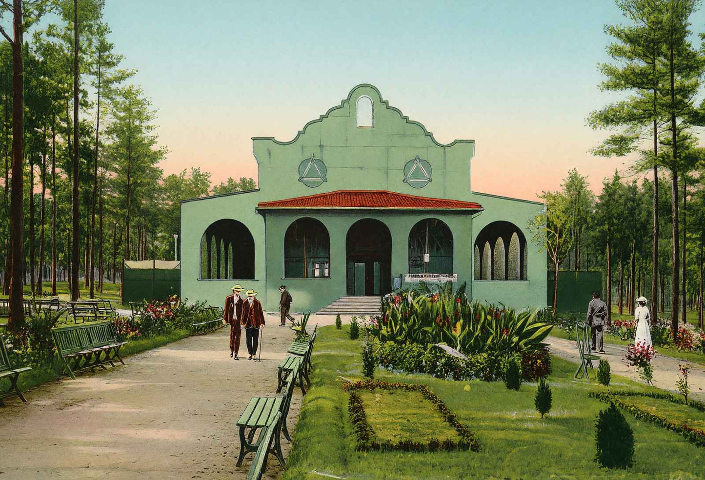 Forest Park Theatre Little Rock AR Vintage Print (7 Sizes) - Acid Free
