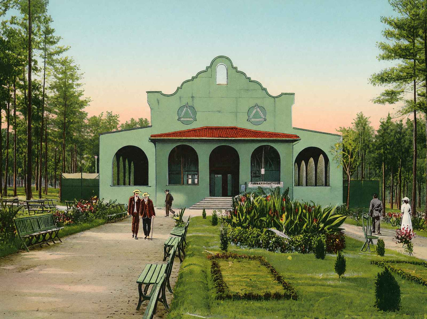 Forest Park Theatre Little Rock AR Vintage Print (7 Sizes) - Acid Free