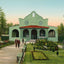 Forest Park Theatre in Little Rock vintage print