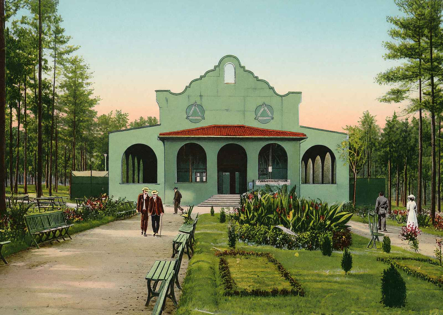 Forest Park Theatre Little Rock AR Vintage Print (7 Sizes) - Acid Free