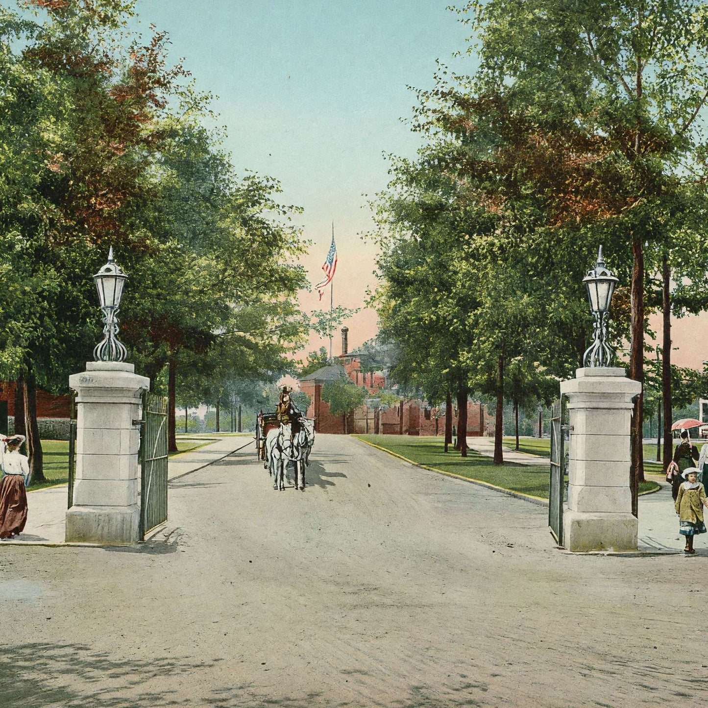 Fort McPherson Atlanta in 1906 Vintage Print (7 Sizes) - Reproduction