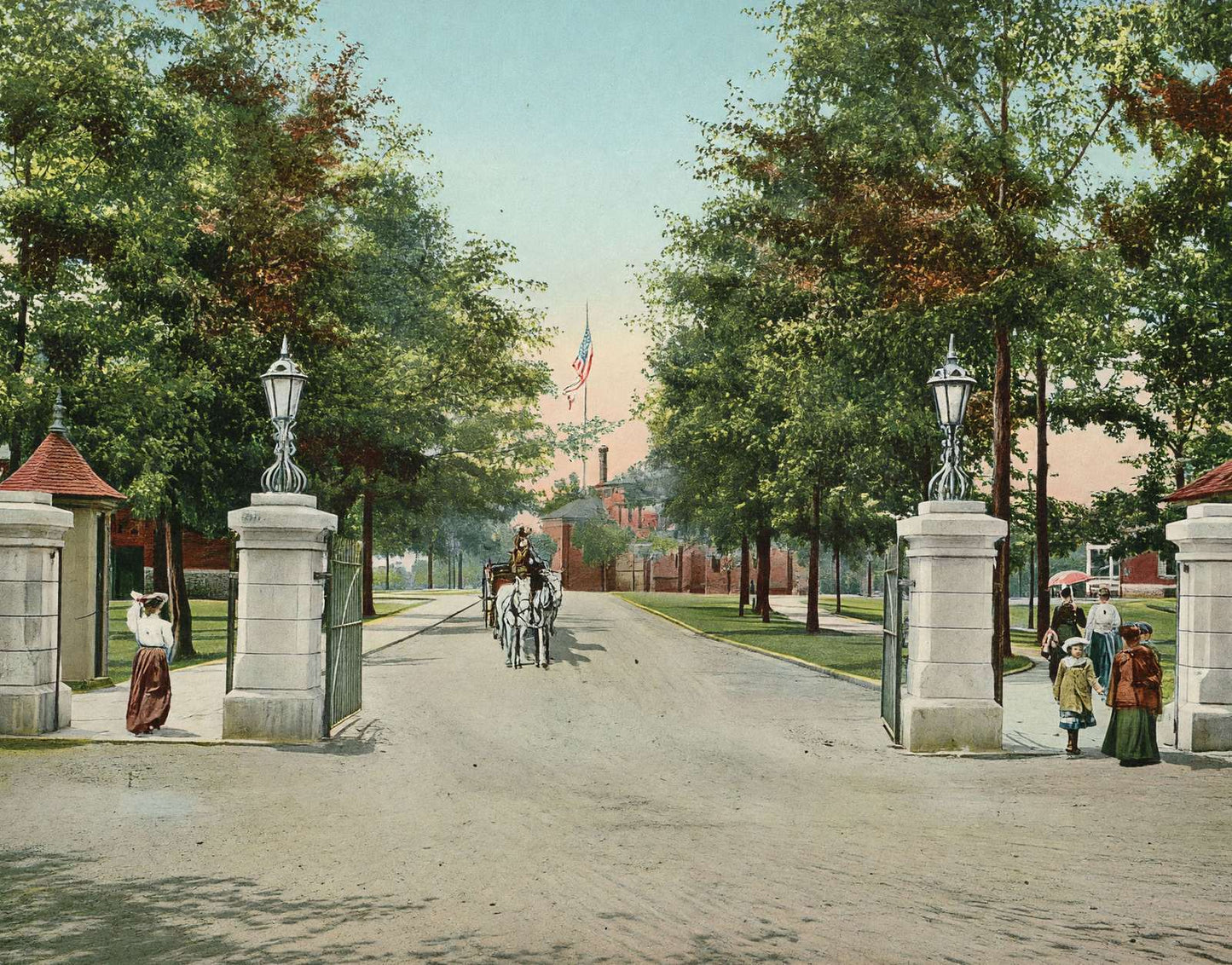 Fort McPherson Atlanta in 1906 Vintage Print (7 Sizes) - Reproduction