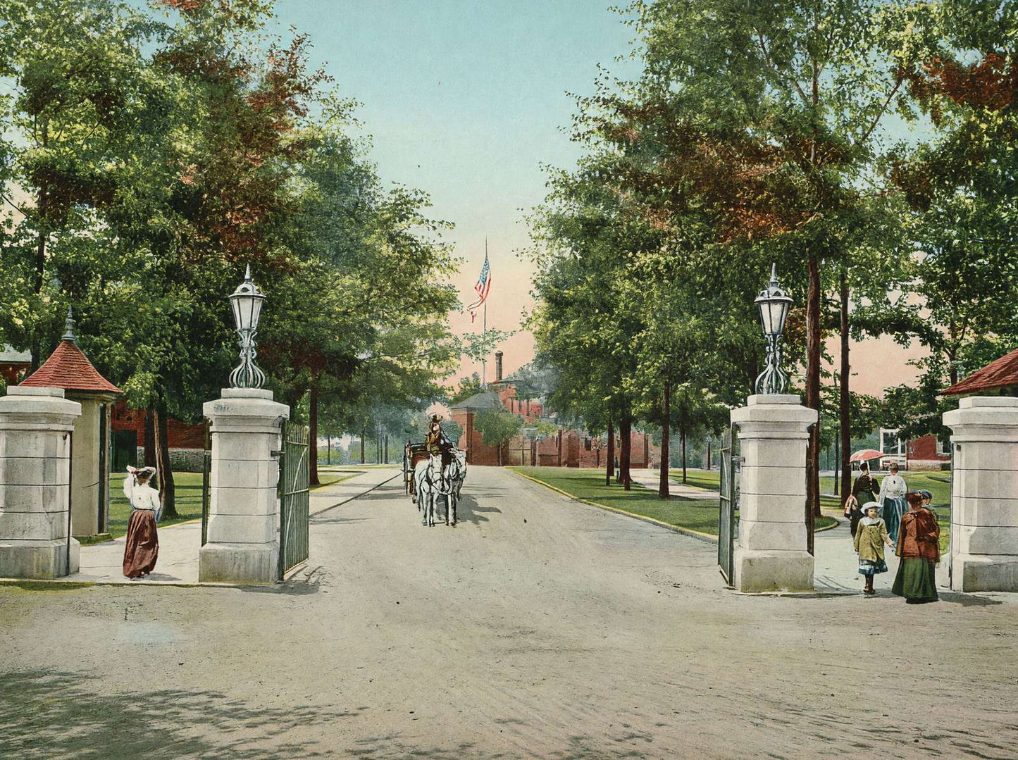 Fort McPherson Atlanta in 1906 Vintage Print (7 Sizes) - Reproduction
