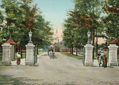Fort McPherson Atlanta in 1906 Vintage Print (7 Sizes) - Reproduction