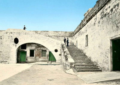 Fort Marion St Augustine FL in 1907 Vintage Print (7 Sizes) - Archival Paper